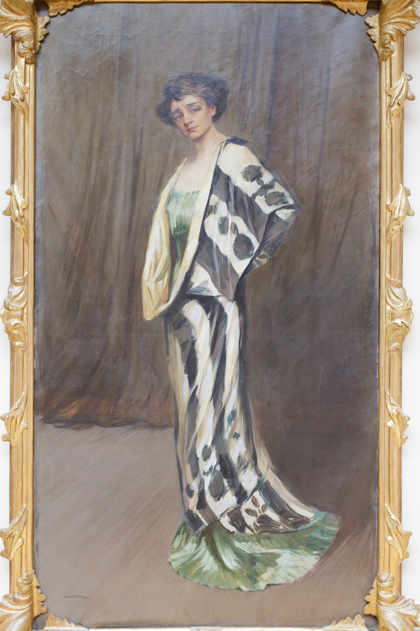 Porträt von Irma Gramatica von Lino Selvatico
