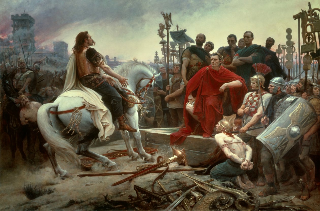 Vercingetorix ergibt sich Caesar von Lionel Noel Royer