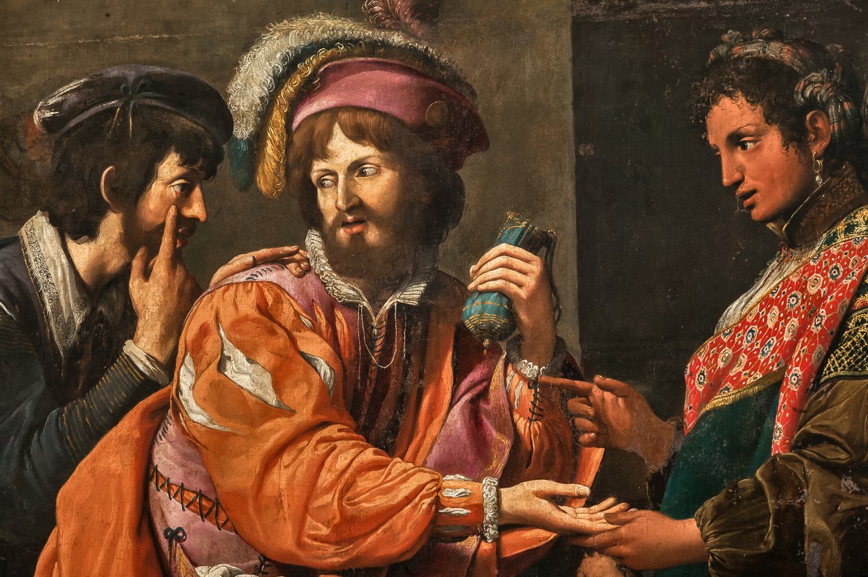 Buona Ventura (Detail) von Lionello Spada