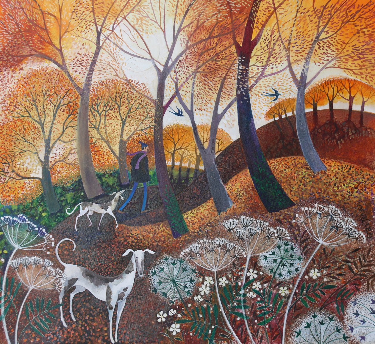 Herbst auf dem Gemeindeland von Lisa Graa Jensen