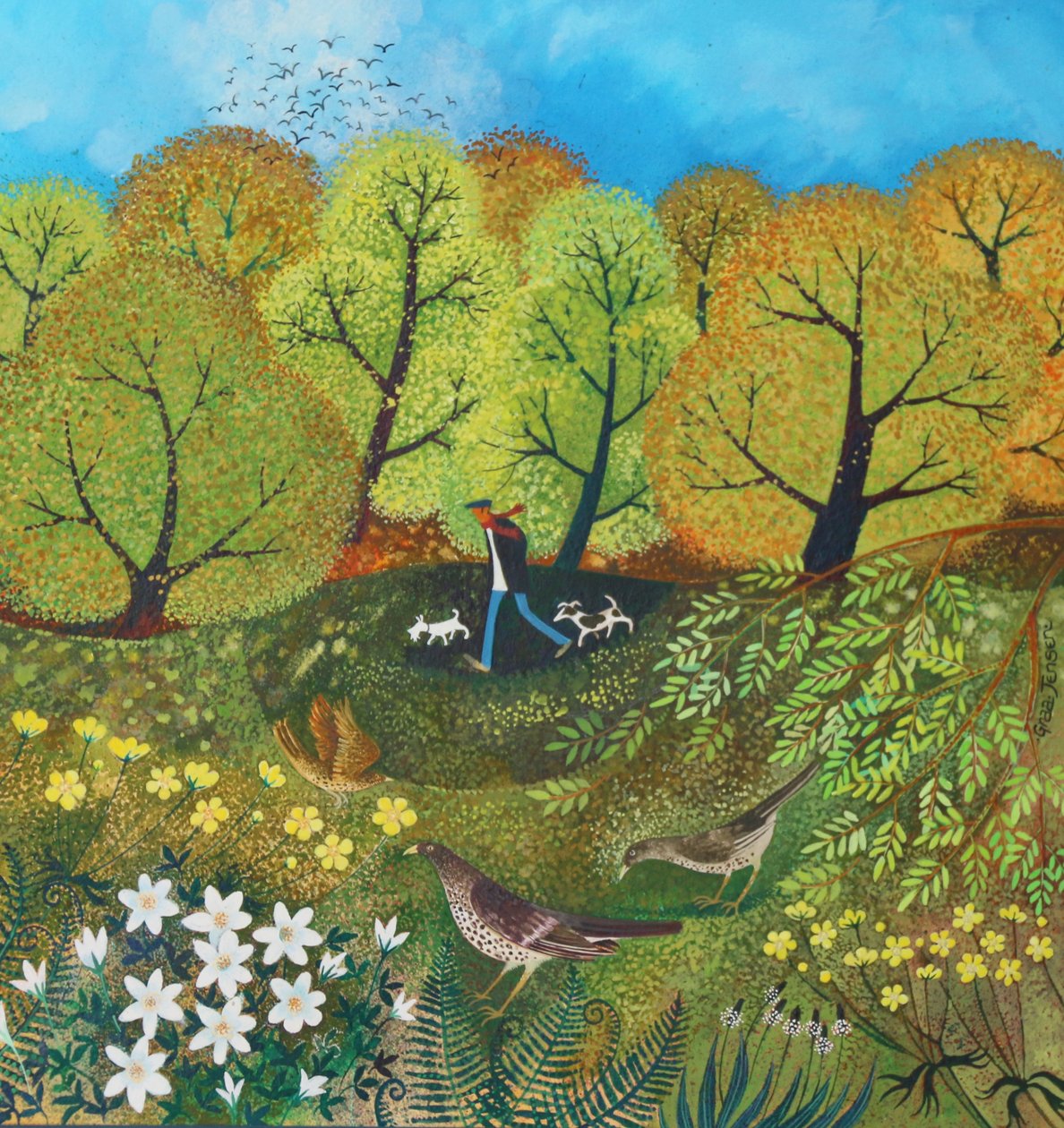 Hundespaziergänger von Lisa Graa Jensen