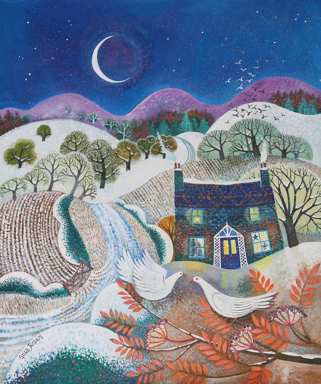 Schneevögel, 2018 von Lisa Graa Jensen