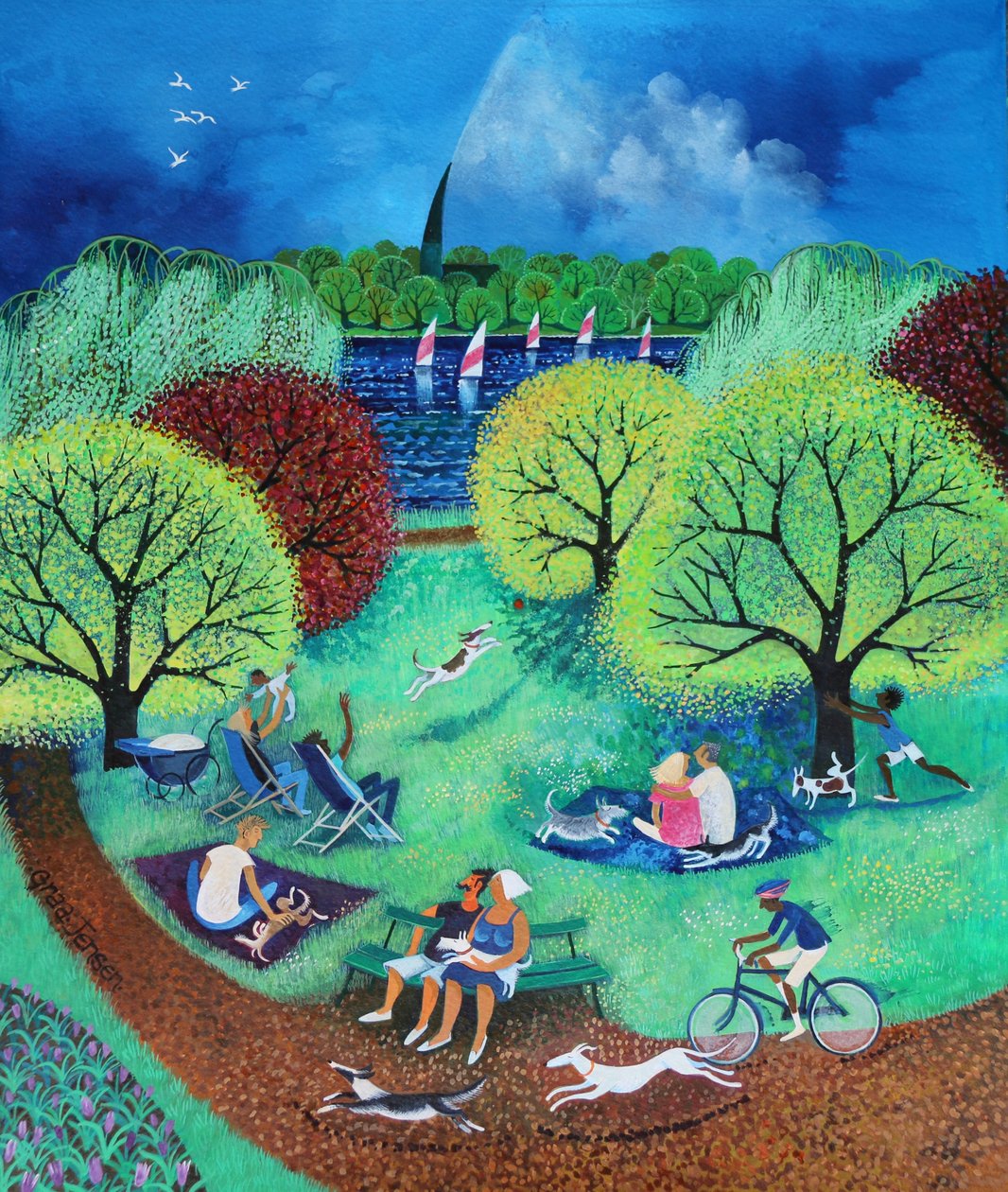 Bootssee, 2017 von Lisa Graa Jensen