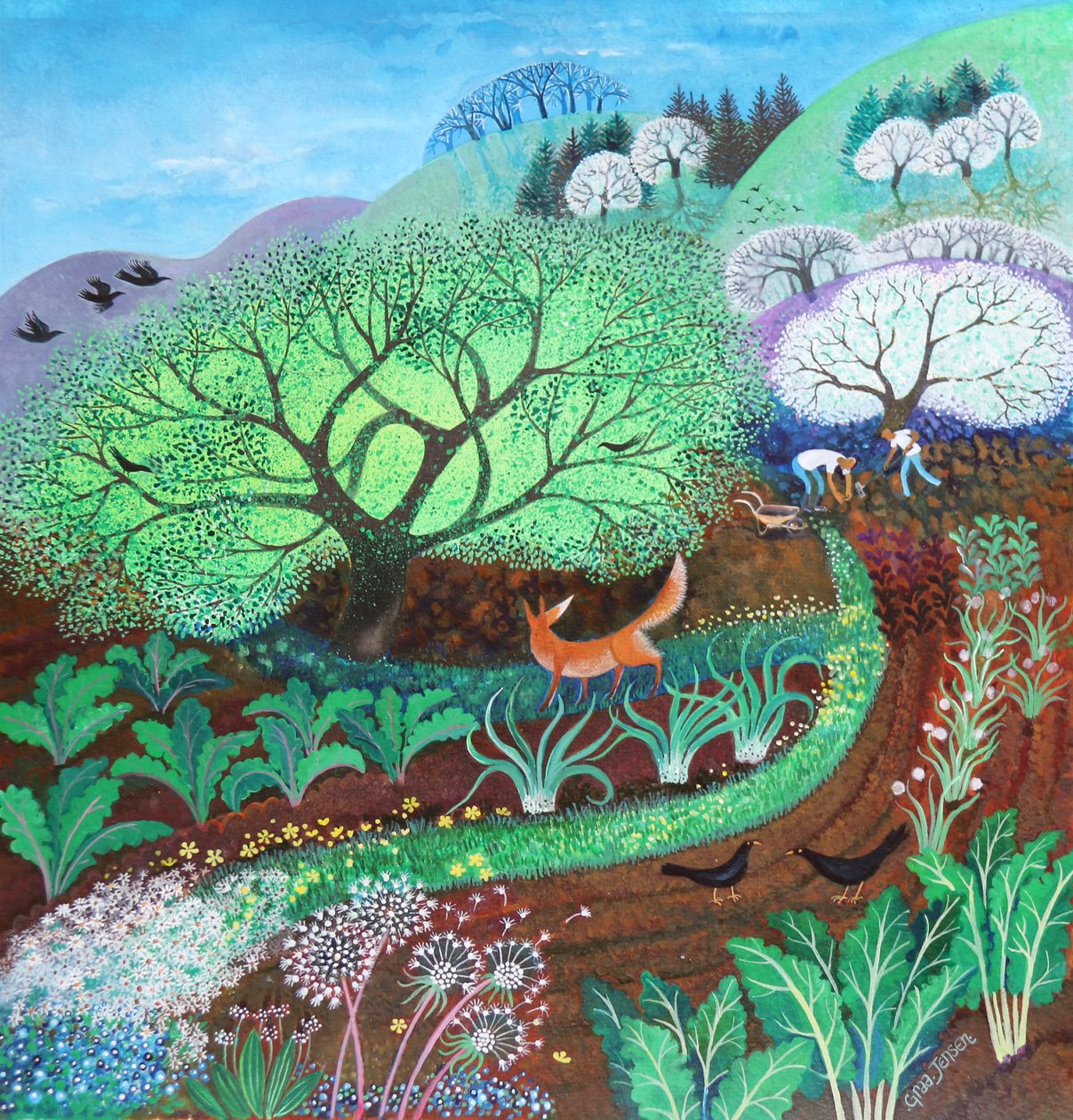 Frühlingsarbeiten, 2020 von Lisa Graa Jensen