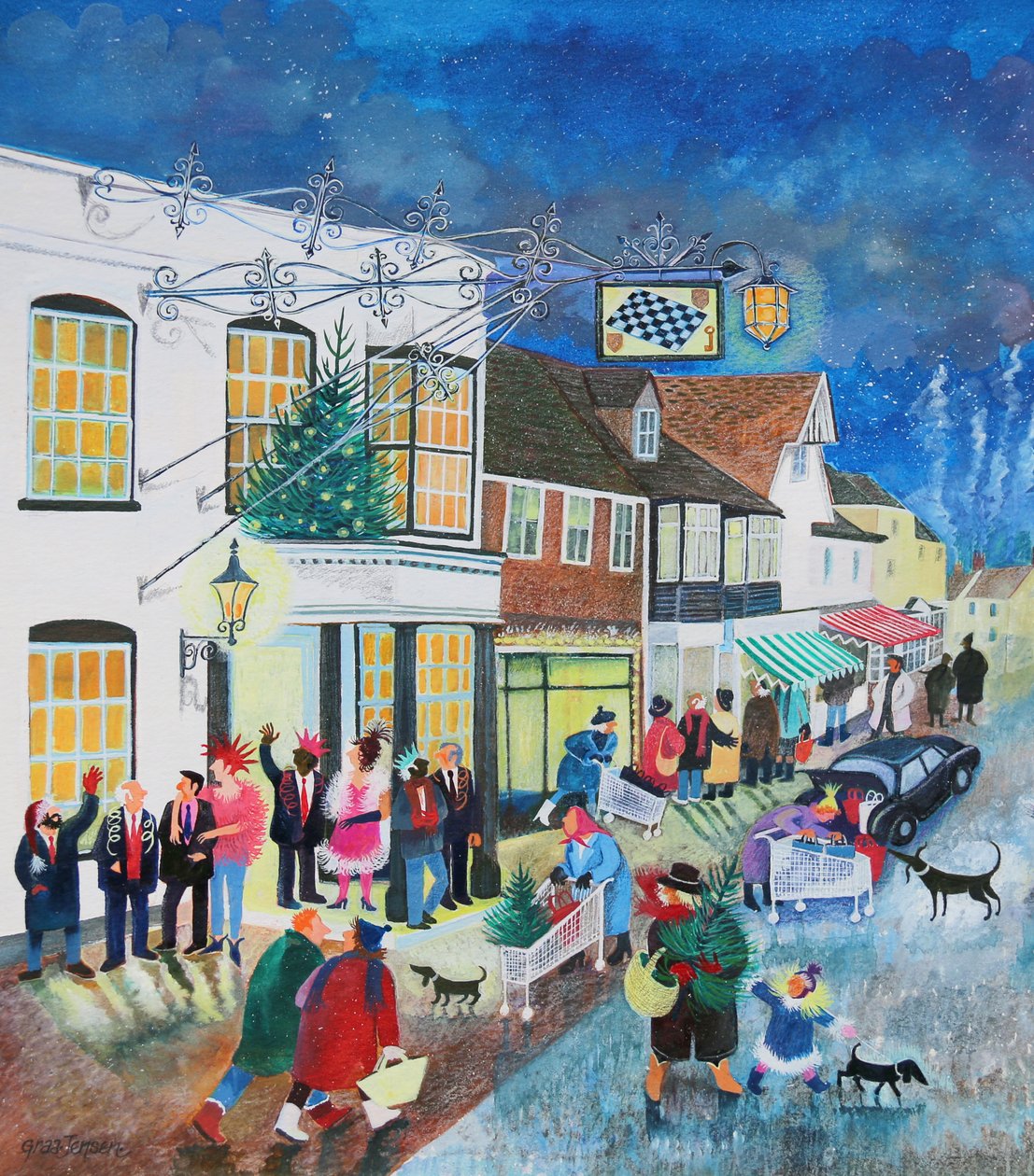 The Chequers Inn, 1998 von Lisa Graa Jensen
