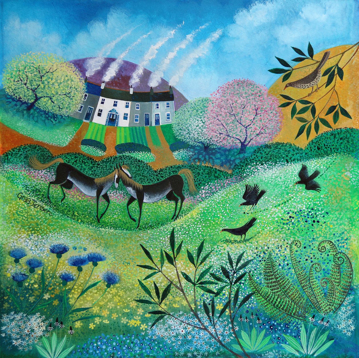 Wildblumenwiese, 2020 von Lisa Graa Jensen