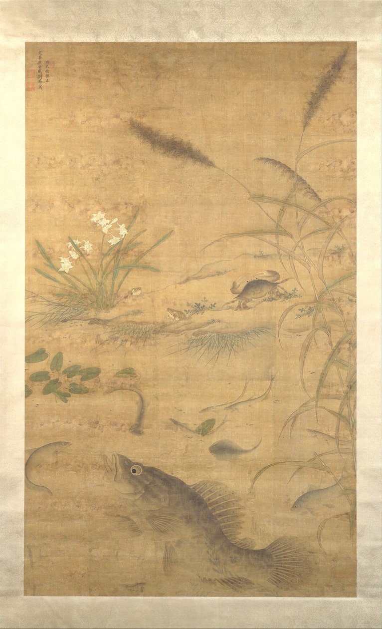 Blumen, Fische und Krabben von Liu Jie