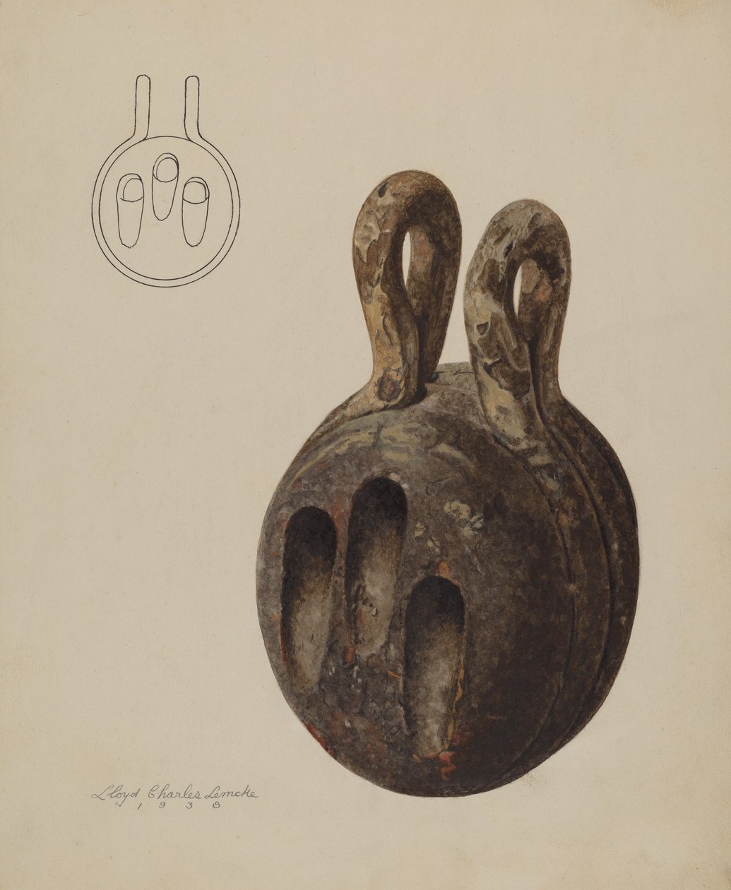 Tote Auge, 1938 von Lloyd Charles Lemcke