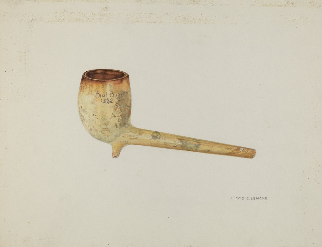 Pfeife, ca. 1937 von Lloyd Charles Lemcke