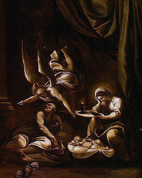 Der Engel erscheint Joseph von Lodovico Carracci