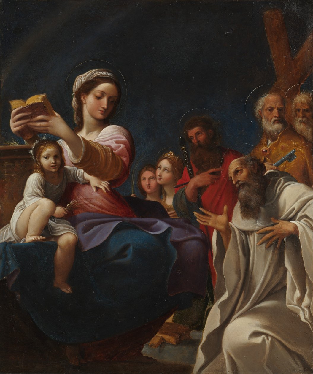 Madonna mit Kind und Heiligen, 1607 von Lodovico Carracci
