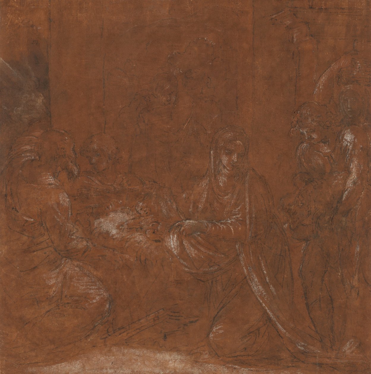 Die Anbetung der Hirten, 1611-12 von Lodovico Carracci