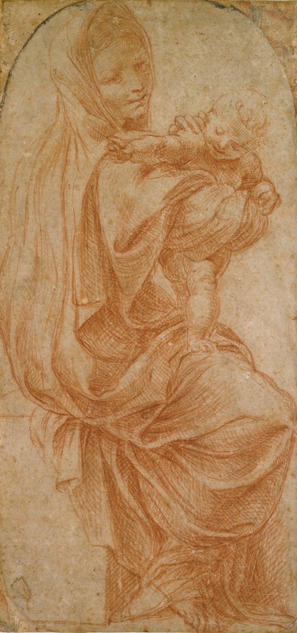 Die Jungfrau und das Kind, 1575-1619 von Lodovico Carracci