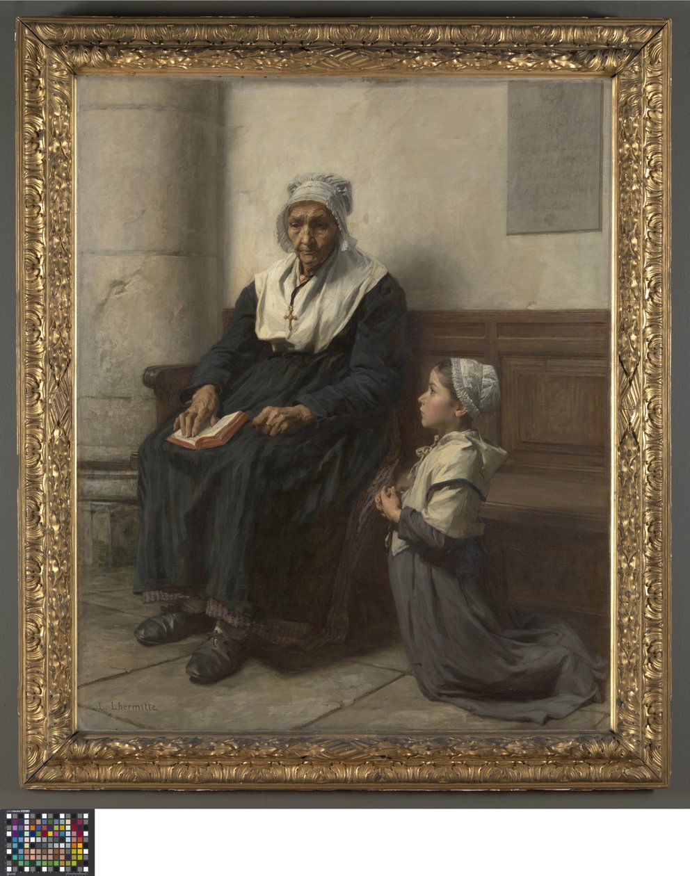 Die Großmutter von Leon Augustin Lhermitte
