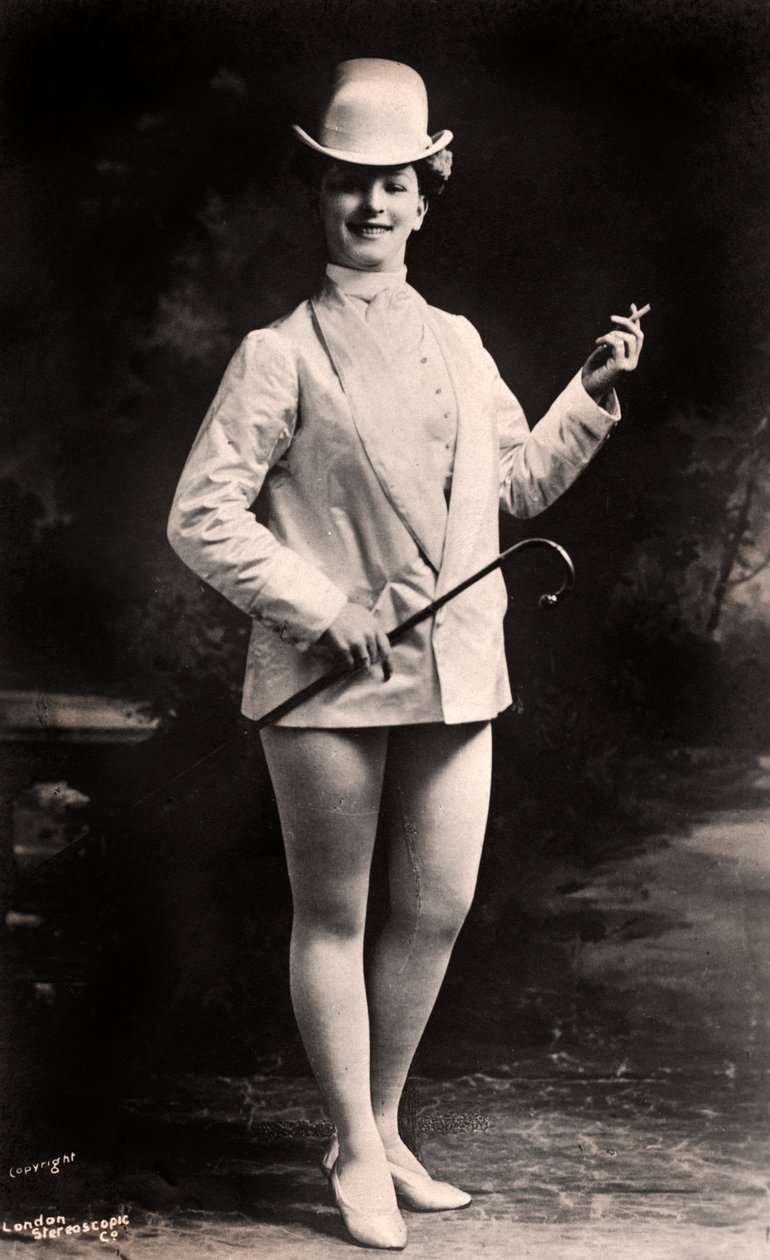 Lily Iris, Schauspielerin, 1906 von London Stereoscopic and Photographic Co