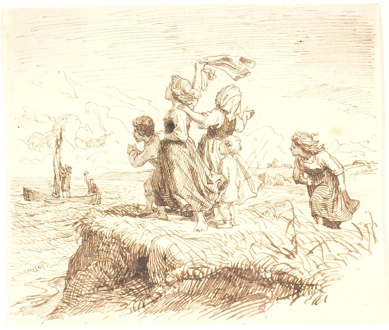 Abschied von den absegelnden von Lorenz Frølich