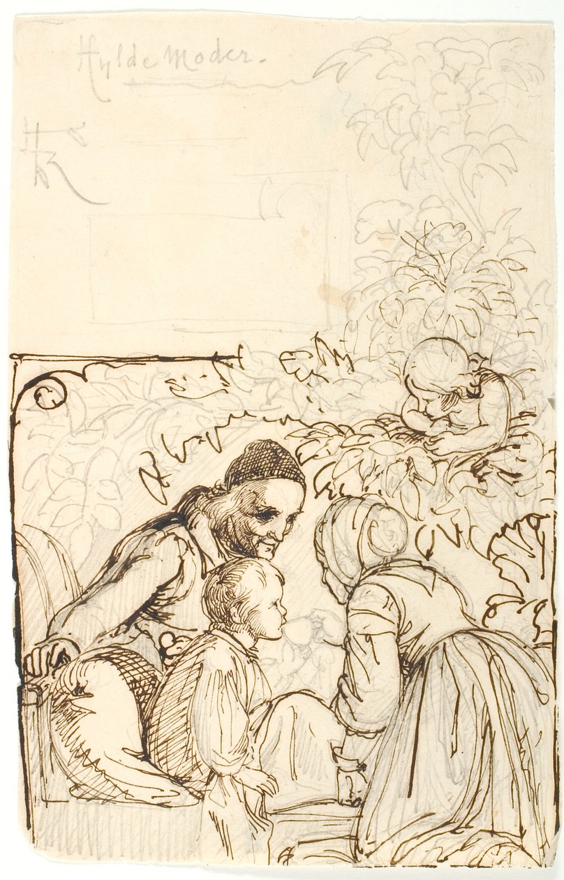 Holunderfrau von Lorenz Frølich