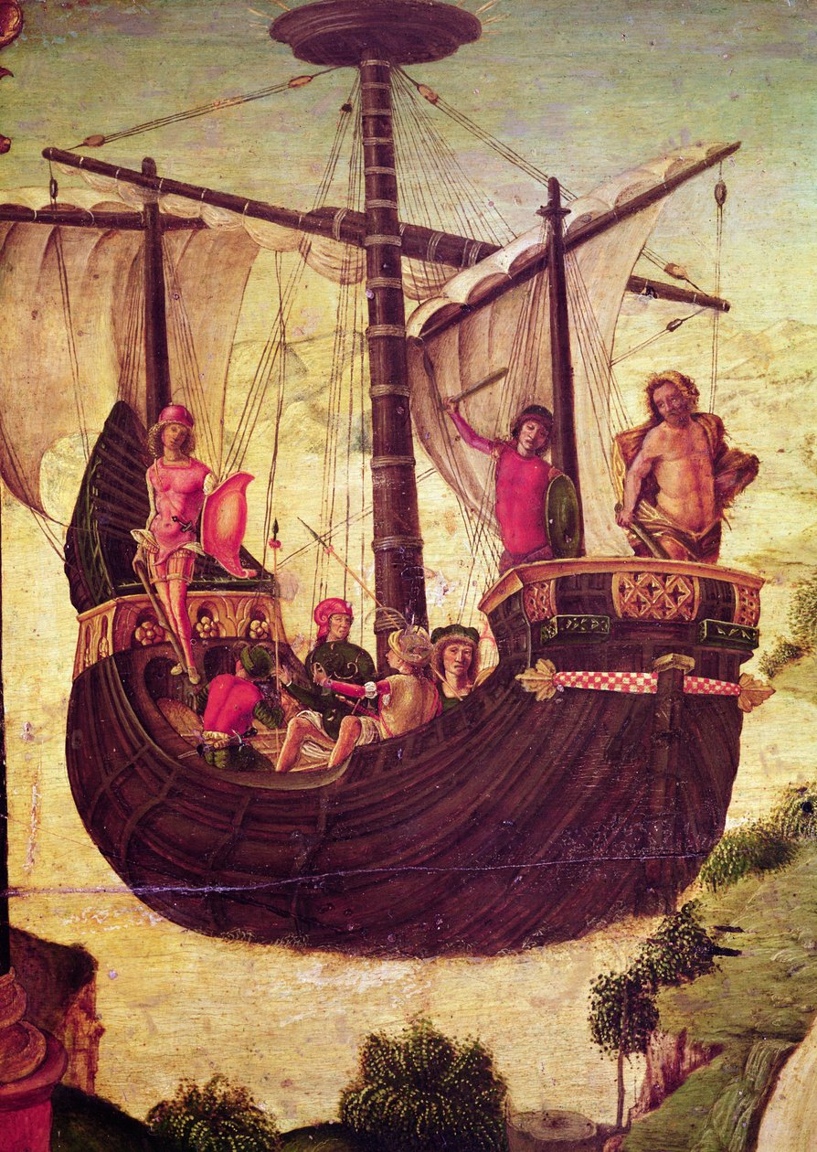Detail der Argo (Detail) von Lorenzo Costa