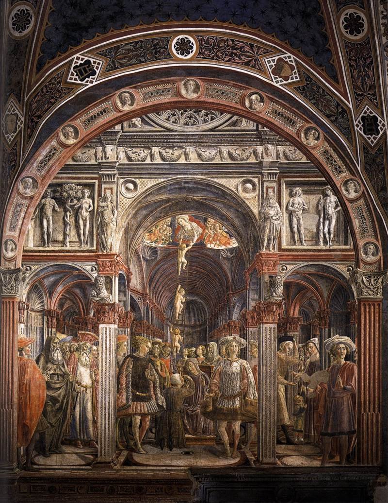 Die Gründung des Spedale di Santa Maria della Scala von Lorenzo di Pietro Vecchietta