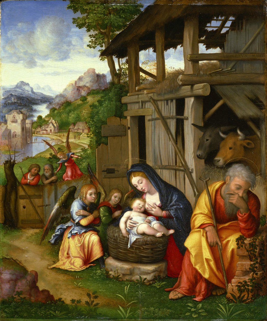 Geburt Christi, ca. 1515 von Lorenzo Leonbruno
