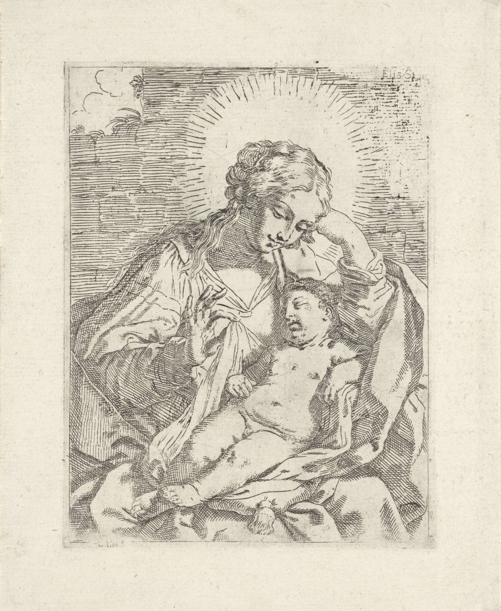 Maria mit Kind von Lorenzo Loli