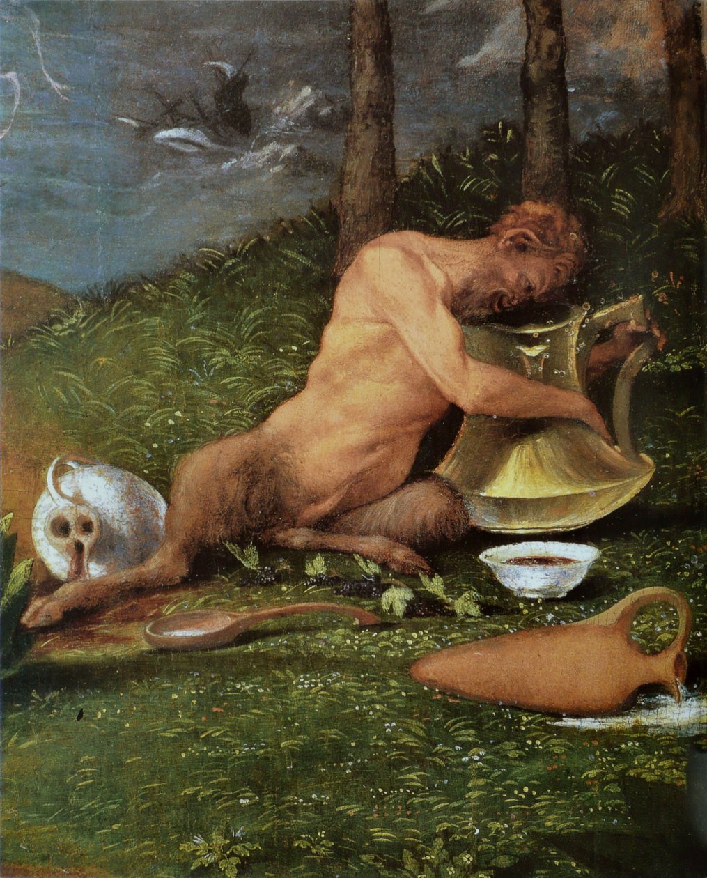 Allegorie der Tugend und des Lasters von Lorenzo Lotto