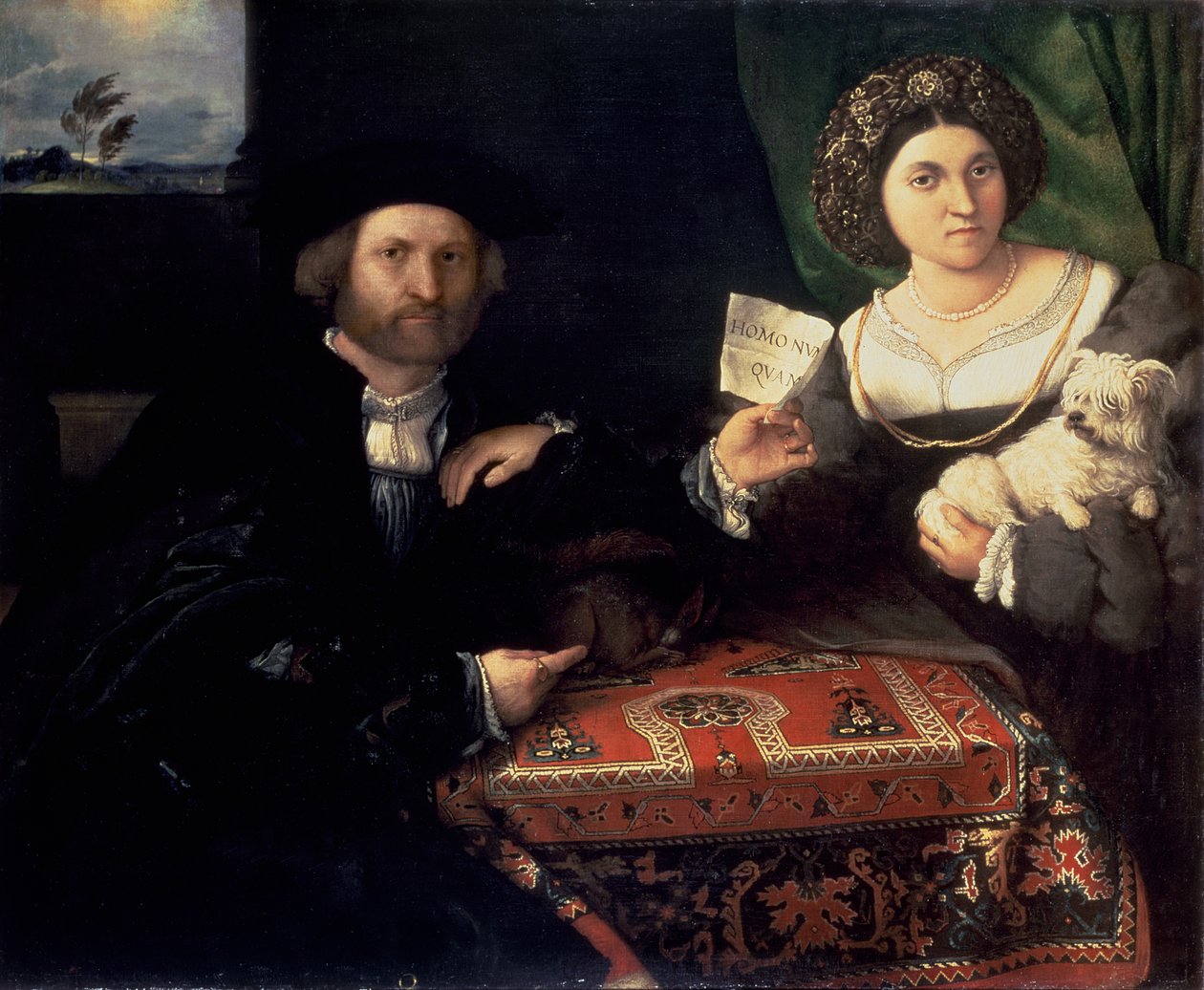 Ehemann und Ehefrau, um 1523 von Lorenzo Lotto