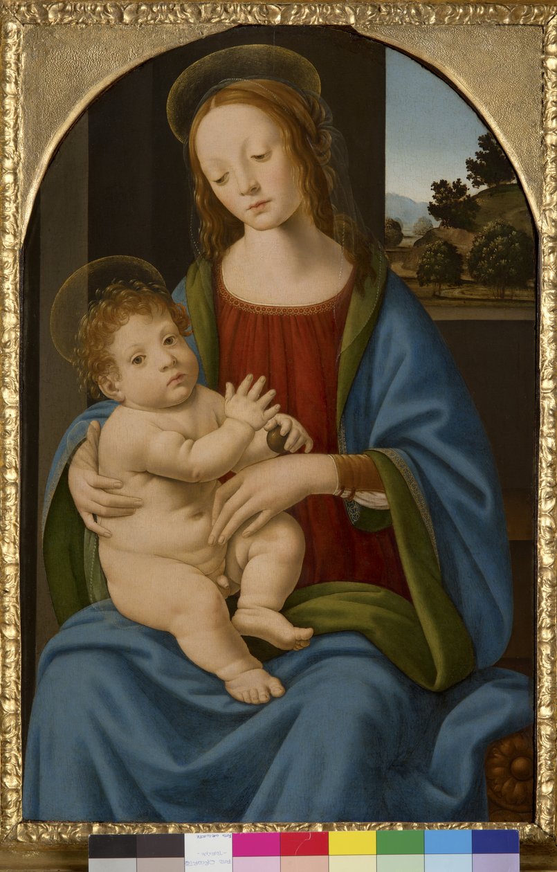 Madonna mit Kind von Lorenzo di Credi