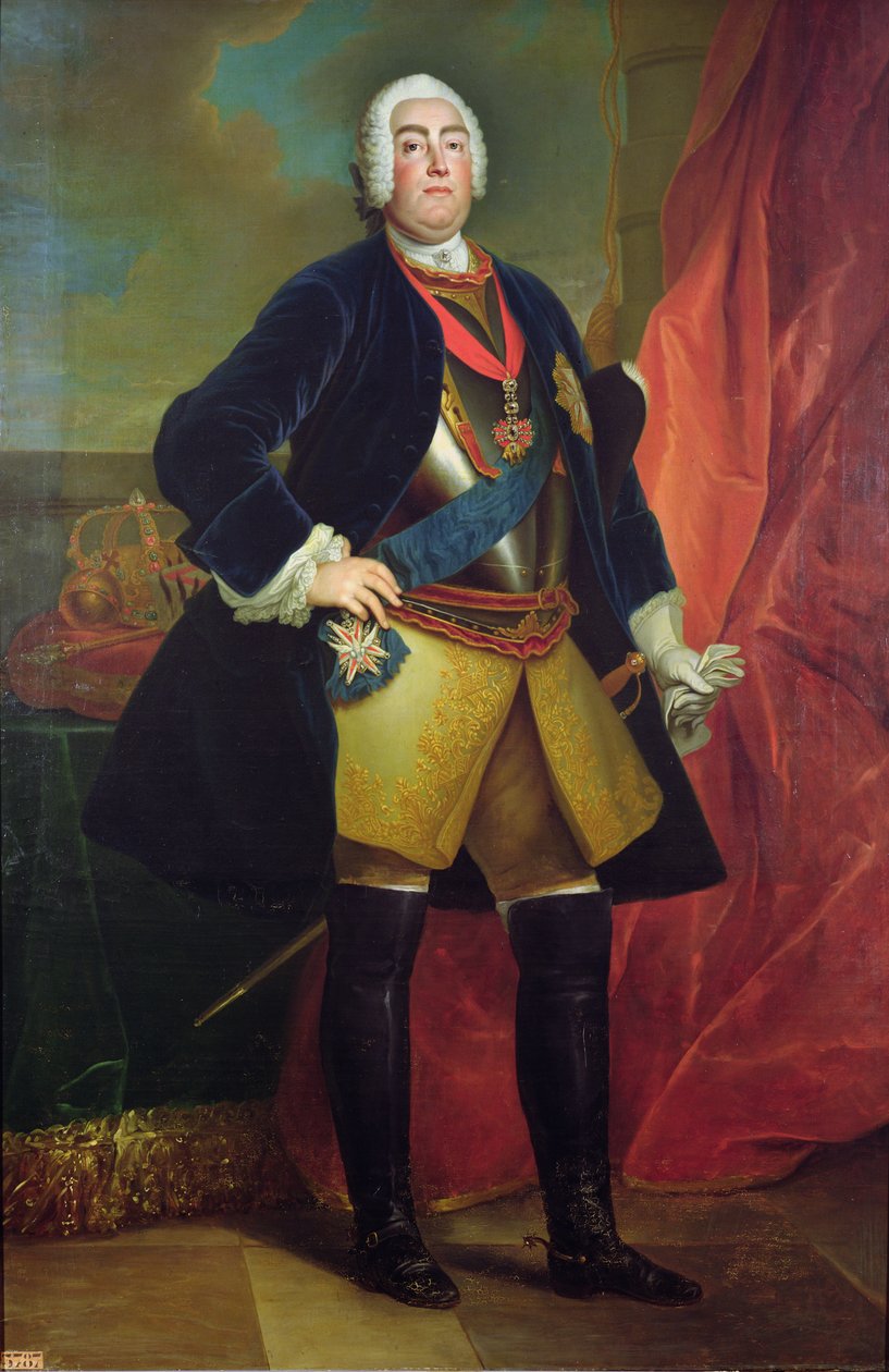Friedrich August II. (1696-1763), Kurfürst von Sachsen von Louis de Silvestre