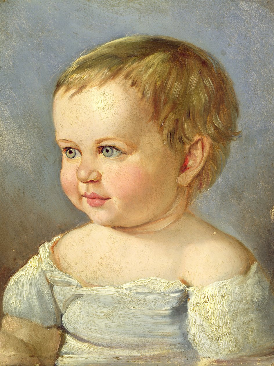 Porträt eines Kindes von Louis Asher