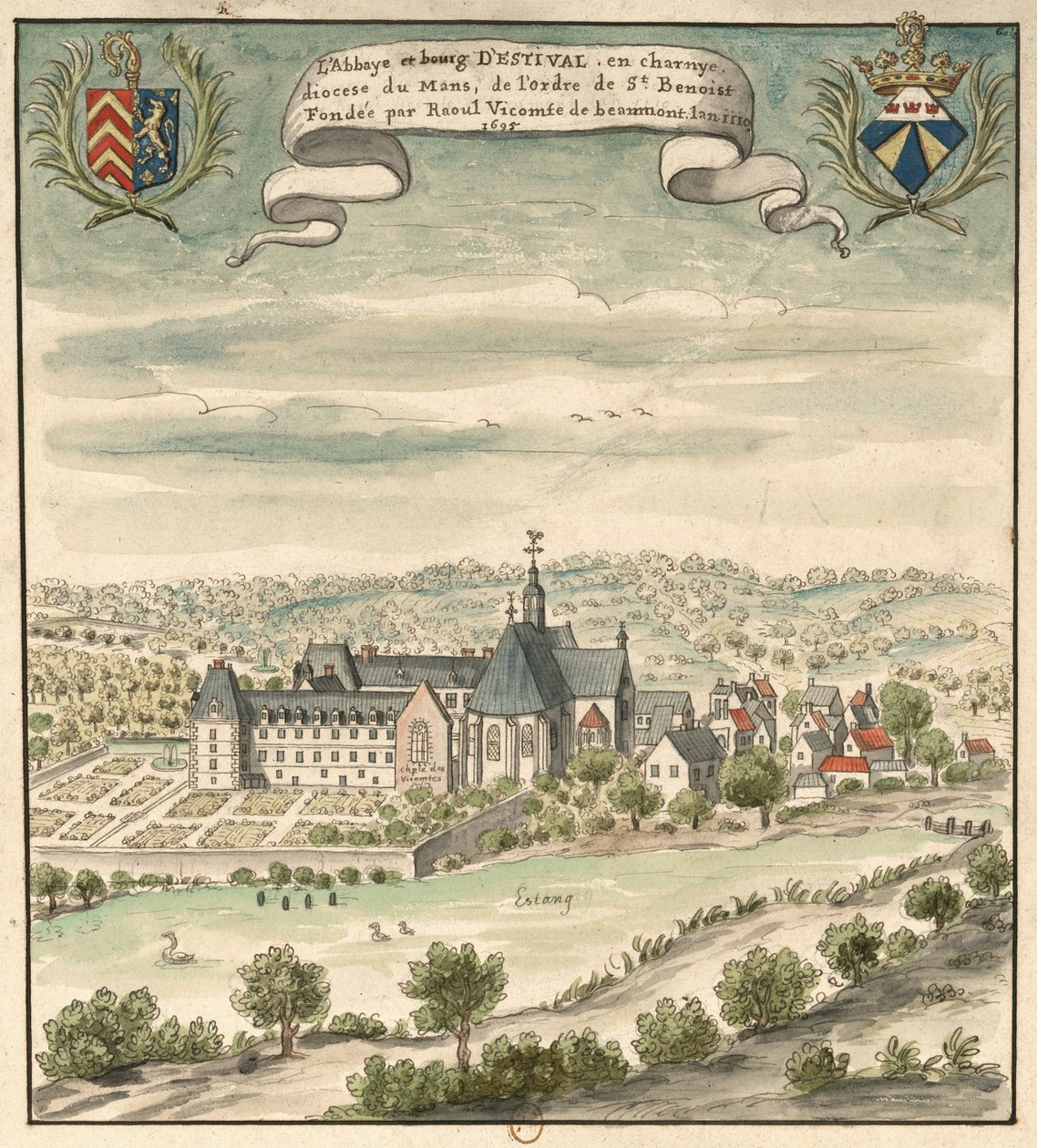 Bibliothèque nationale de France von Louis Boudan