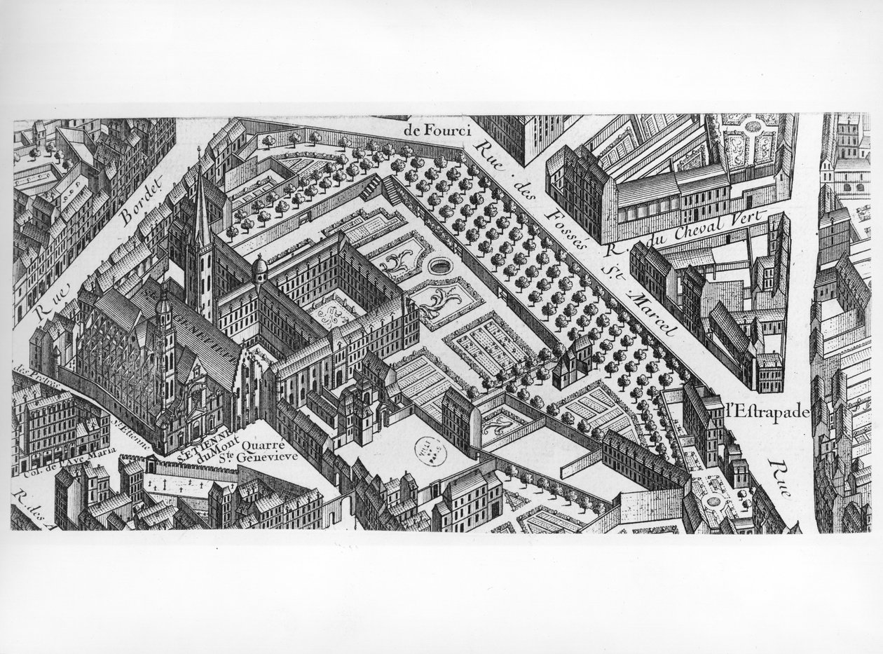 Plan von Paris, bekannt als 