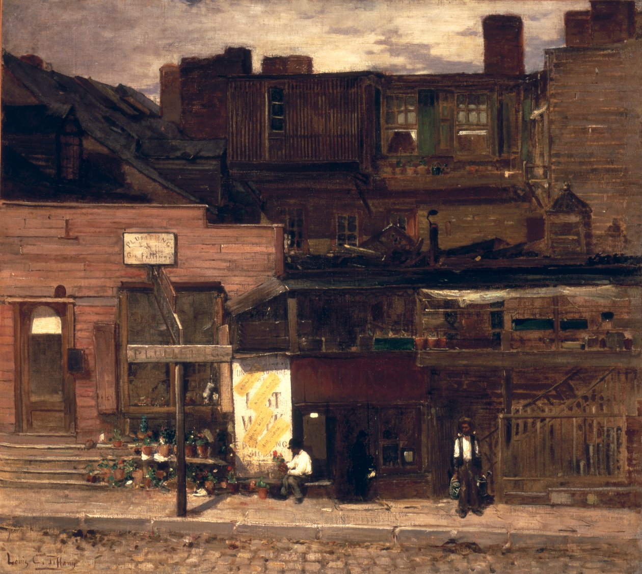 Duane Street, New York, c.1878 von Louis Comfort Tiffany