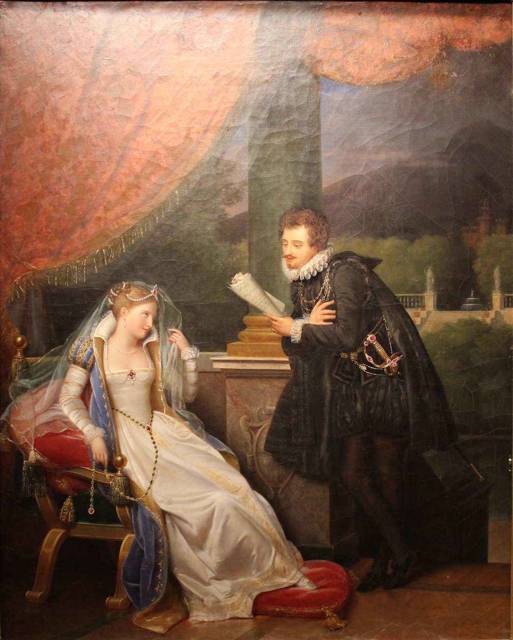 Tasso liest Prinzessin Eleonore d