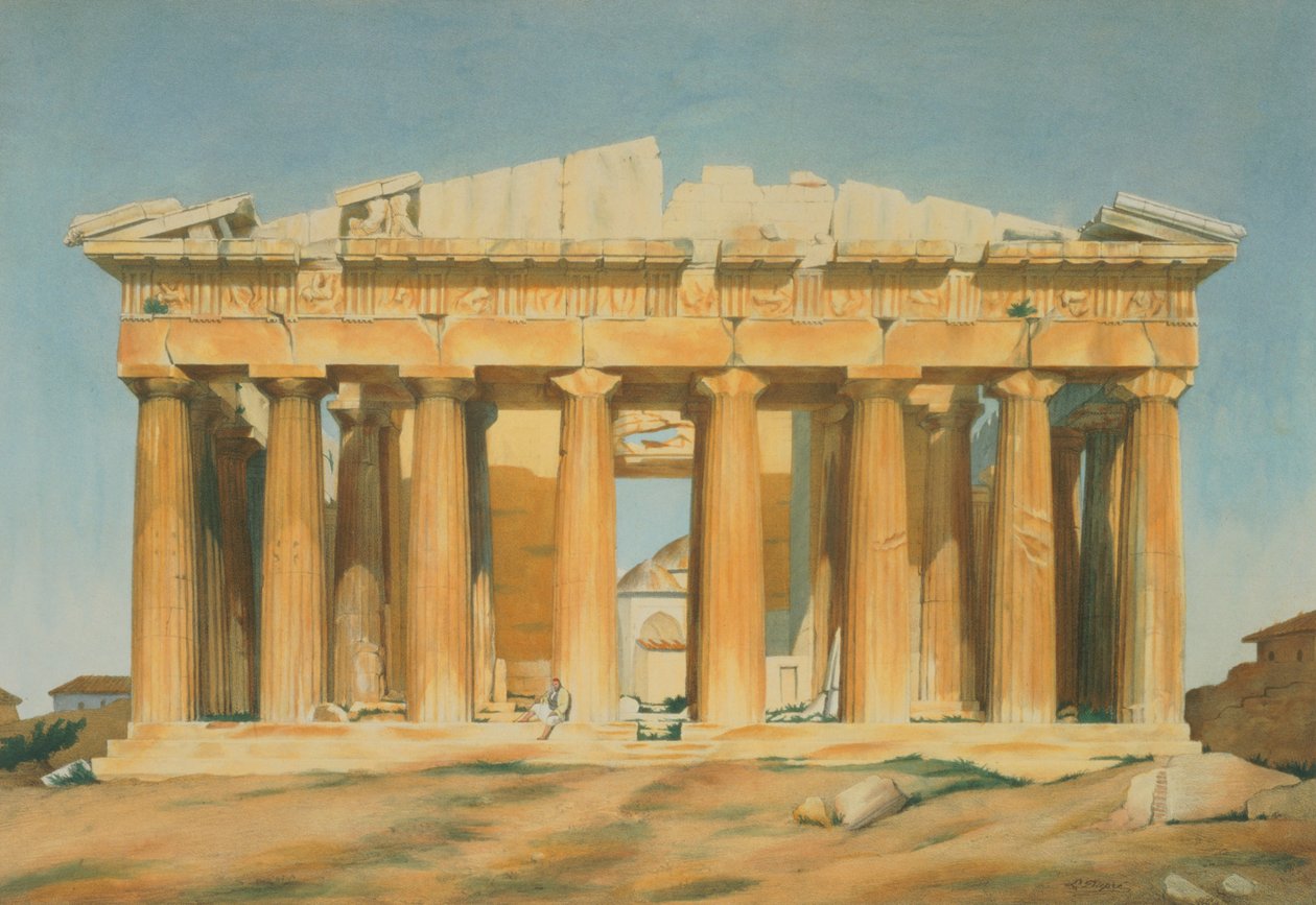Das Parthenon, Athen von Louis Dupré