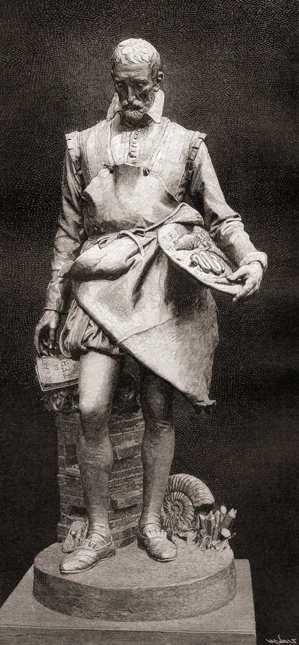Bernard Palissy, aus The Century Magazine, veröffentlicht 1887 von Louis Ernest Barrias