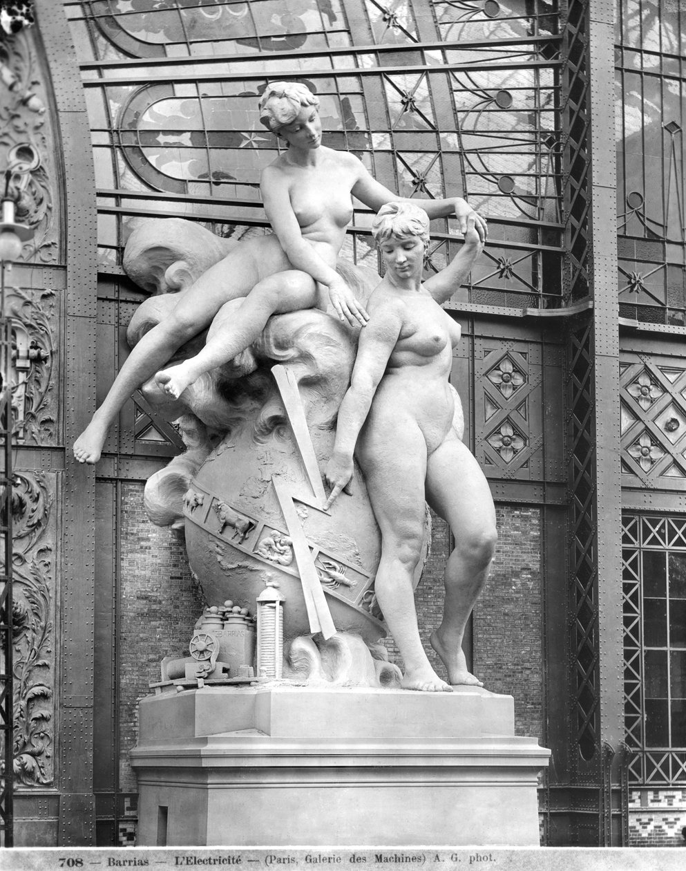 Elektrizität, um 1889 von Louis Ernest Barrias