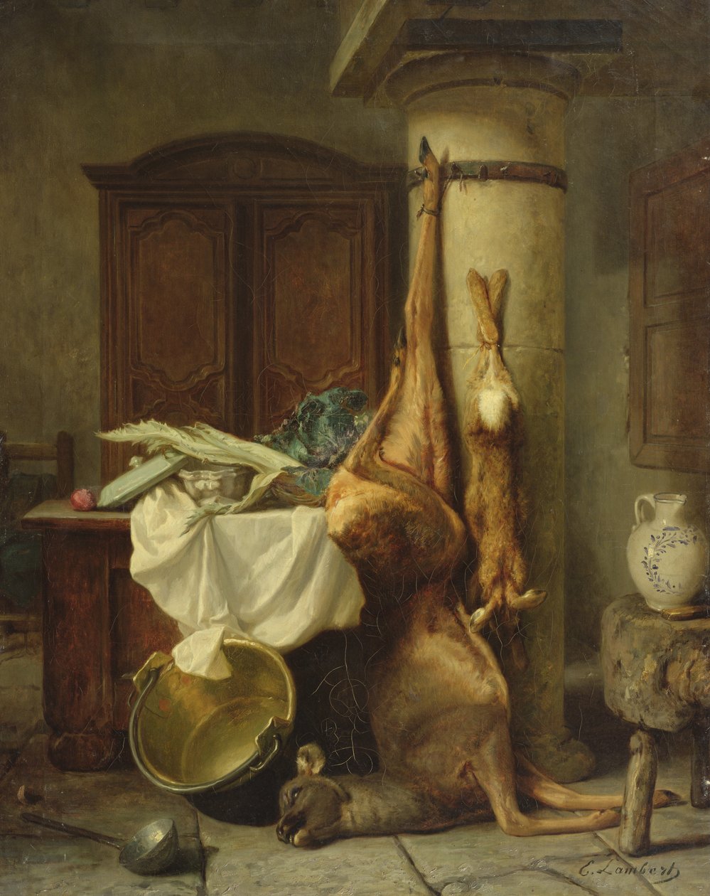 Stillleben von Louis Eugene Lambert
