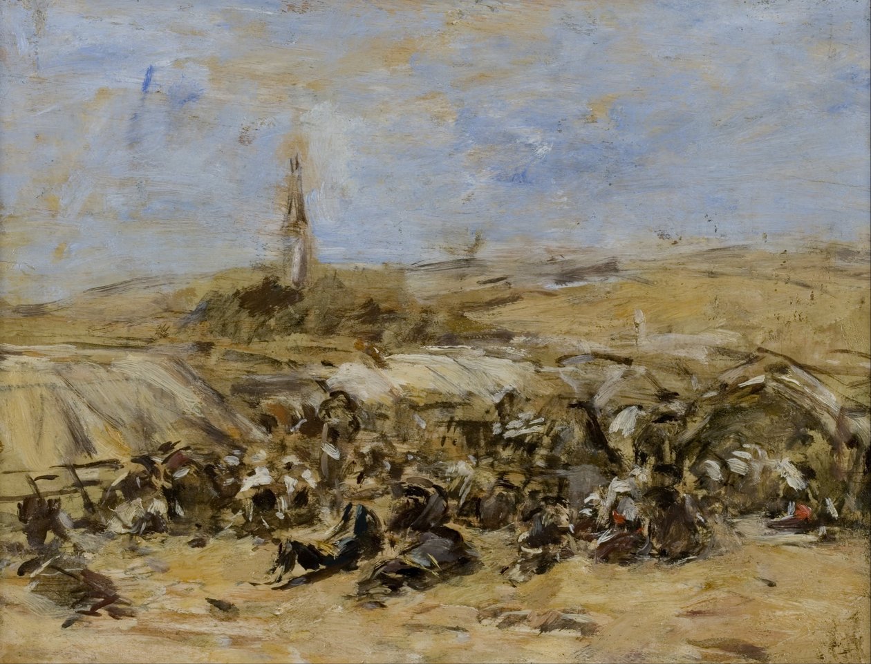 Pardon von Ste-Anne-La-Palud von Eugene Louis Boudin