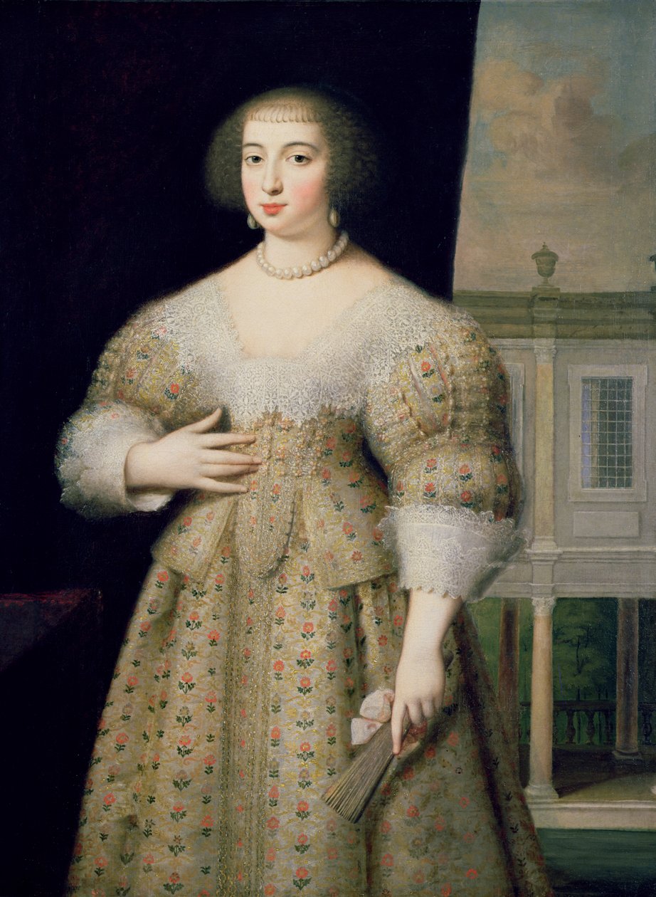 Porträt von Anne von Österreich (1601-66) von Louis Ferdinand Elle