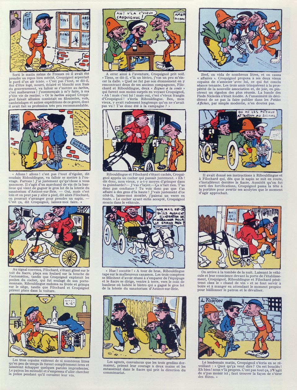 Neuauflage eines Comics von Les Pieds Nickeles, aus 
