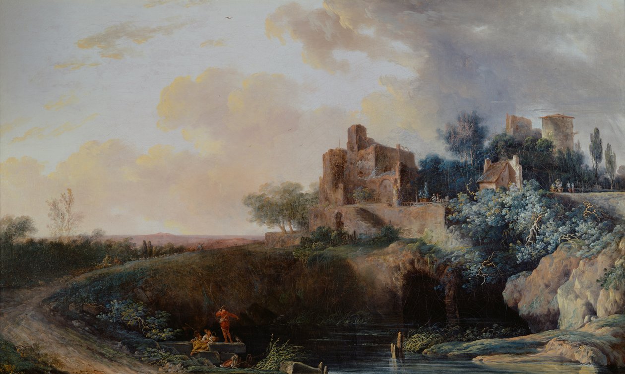 Landschaft, 1767 von Louis Gabriel Moreau