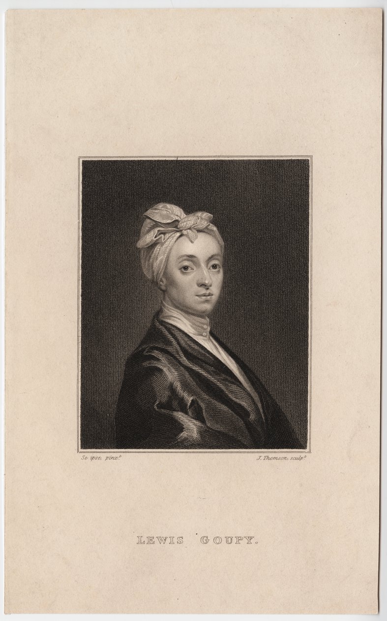 Louis Goupy, graviert von James Thomson (1790-1850), ca. 1800 von Louis Goupy