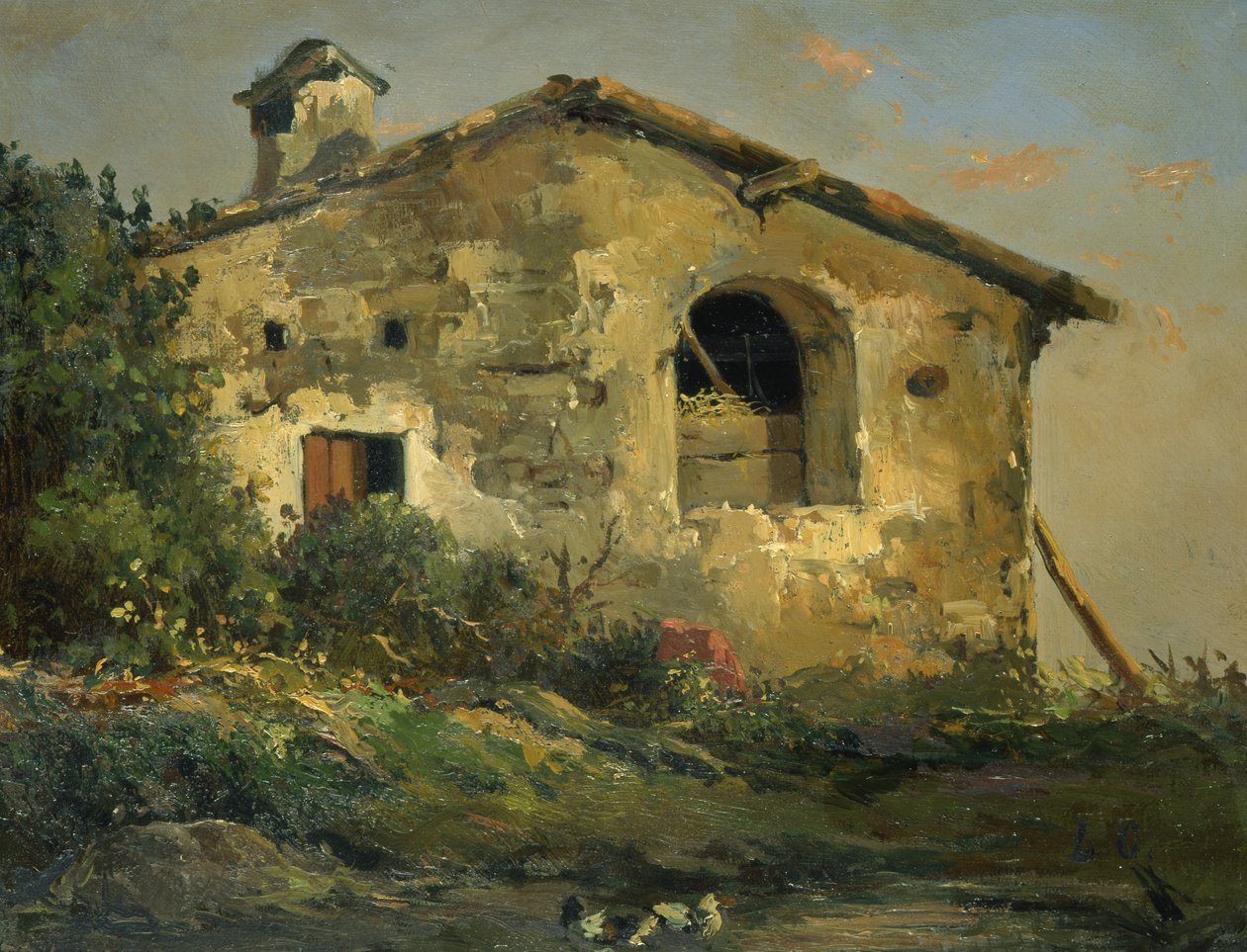 Eine Ruine von Louis Gurlitt