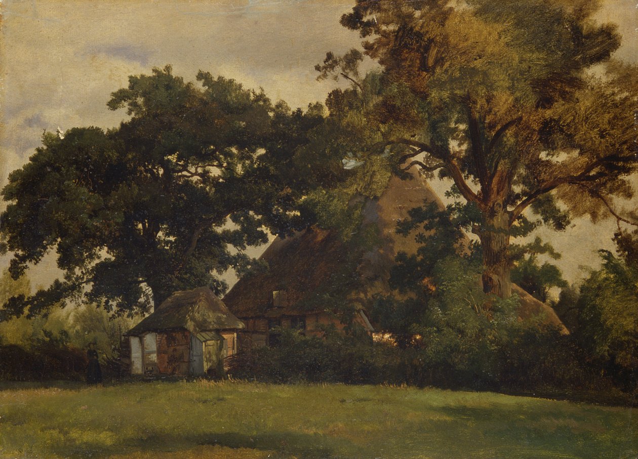 Bauernhaus in Sierhagen (1861) von Louis Gurlitt