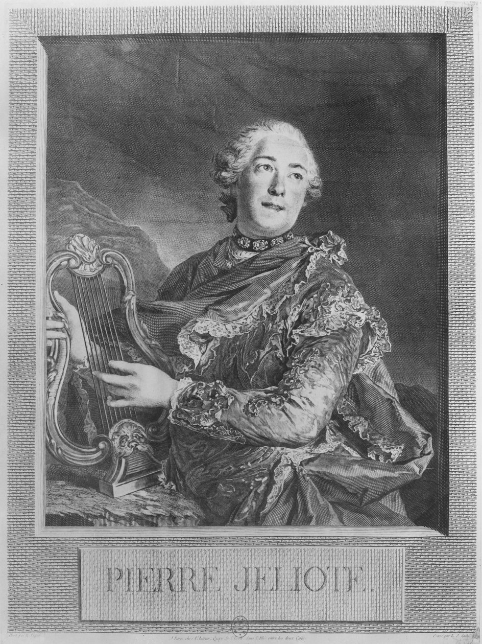 Pierre Jélyotte von Louis Jacques Cathelin