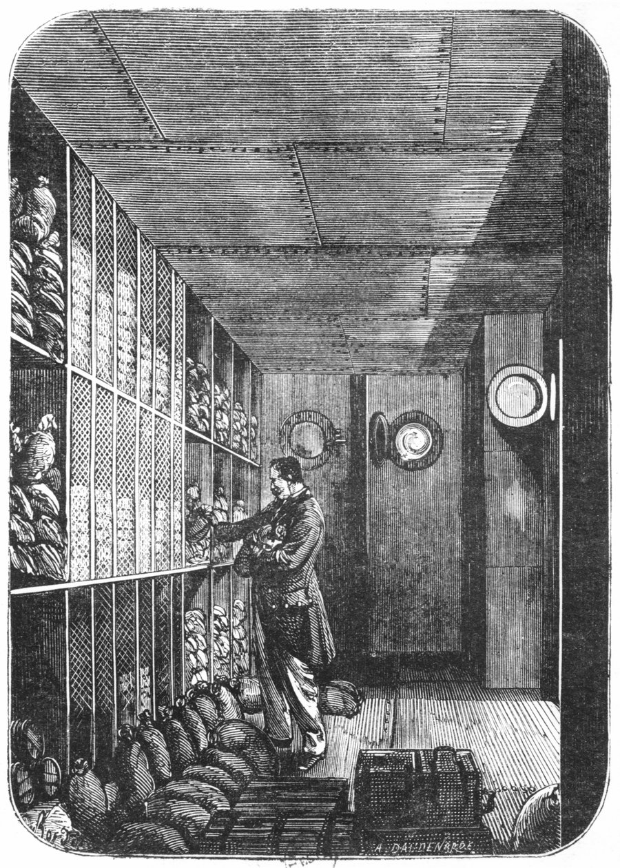 Tresore in der Bank von Frankreich in Paris, 1897 von Louis Joseph Amedee Daudenarde