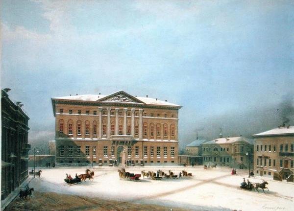 Haus des Generalgouverneurs in Moskau, 1840er Jahre von Louis Jules Arnout