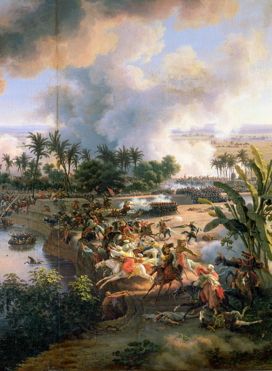 Schlacht bei den Pyramiden, 21. Juli 1798 (Detail) von Louis Lejeune