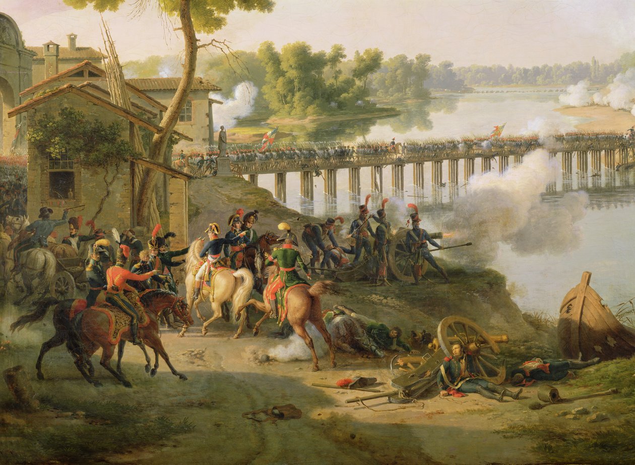 Die Schlacht von Lodi, 10. Mai 1796, Detail von Napoleon (1769-1821) und seinem Stab, ca. 1804 von Louis Lejeune